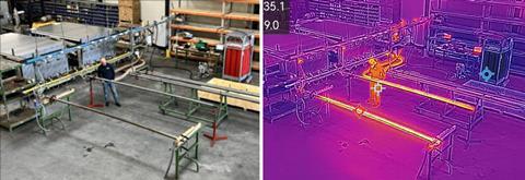 AMF Den Boer - Shop testing of the H2 burners (with invisible flame) in the AMF Den Boer plant in Nieuwleusen, The Netherlands - 2100x1000