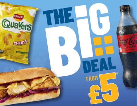 Greggs lunchtime meal deal