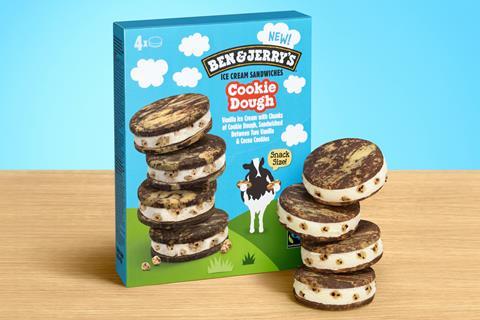Ben & Jerry's - Cookie Dough Ice Cream Sandwich - 2100x1400