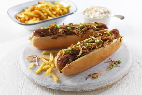 Baker Street Jumbo Hot Dog Rolls support at-home restaurant recreations.   2100x1400