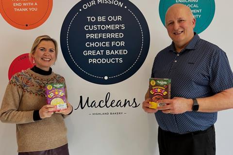 Maclean's Highland Bakery - Angelic Free From founder Kirsty Dingwall and Maclean's MD Lewis Maclean