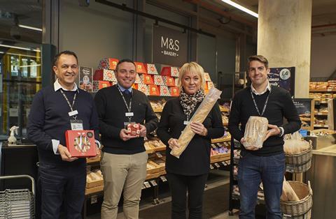 Baking Industry Award winners M&S' bakery team