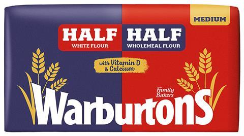 Warburtons Half-Half loaf