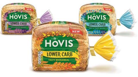 Hovis' Lower Carb range of loaves