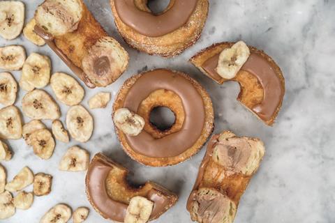 Dominique Ansel’s The Last Cronut features milk chocolate, peanut butter and banana