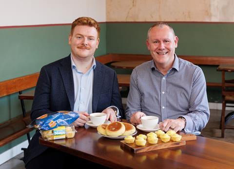Tesco Northern Ireland - Tesco NI bakery buying manager Ben McFadden (left) and Irwin's Bakery senior national account manager Gary Martin