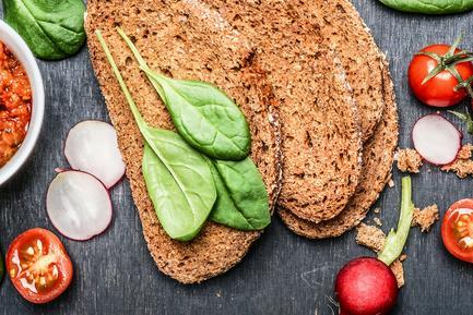 Bread and tomatoes