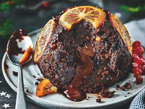 M&S Melt in the middle chocolate Orange pudding