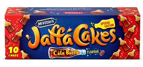 McVities Jaffa Cakes Cola Bottle Flavour