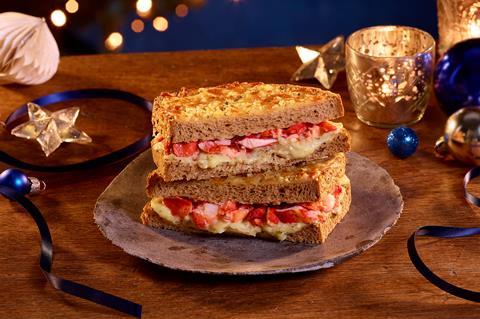 Costa Christmas Lobster Toastie