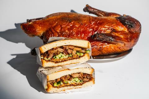 Café Mama & Sons x Mama Li - Adobo Duck Sandwich wider - 2100x1400