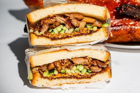 Café Mama & Sons x Mama Li - Adobo Duck Sandwich - 2100x1400