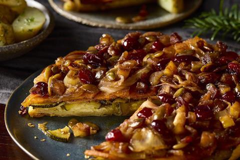 The Best Roasted Vegetable & Balsamic Onion Tart