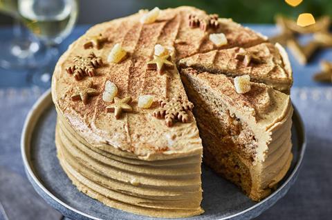 Wicked Kitchen Ginger Chai Cake features warming ginger and a tea-soaked sponge
