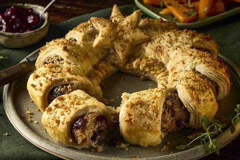Plant Revolution No Pork and Cranberry Wreath