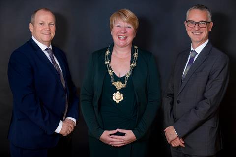 Ian McGhee, Linda Hill and Alasdair Smith of Scottish Bakers