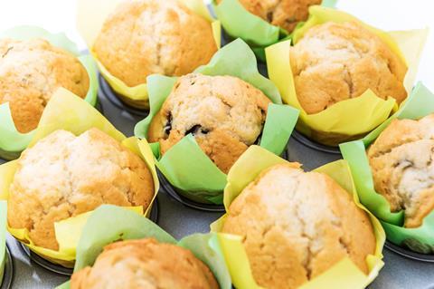 American-style muffins