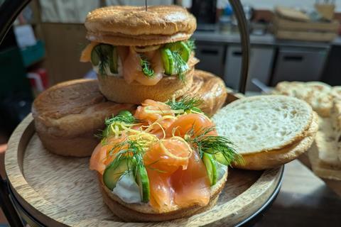 British Baker -  Salmon rolls prepared by Délifrance chefs - 2100x1400