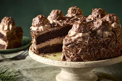 Chocolate Hazelnut Gateau