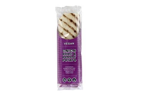 James Hall & Co Onion Bhaji & Bombay Potato Wrap