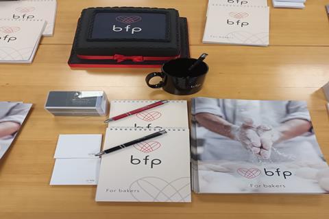 BFP branded marketing collateral
