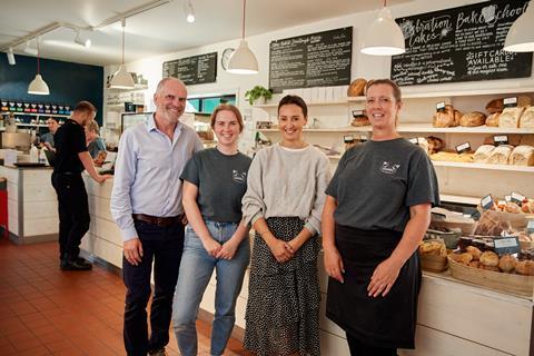 Members from the Two Magpies Bakery inside one of the bakeries