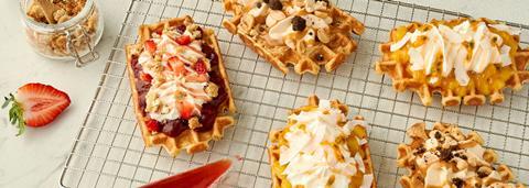 Top image 1078 x 385 fruit and nut waffles