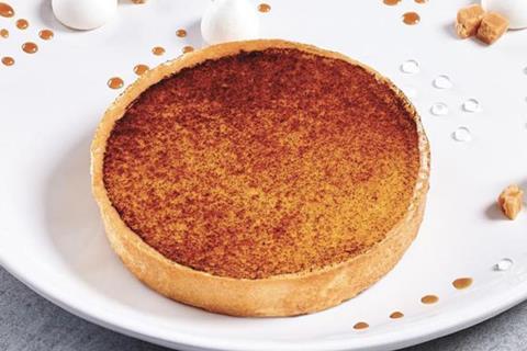 A Tartlette with caramelised sugar top