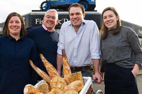 The Fisher & Donaldson family outside one of their bakeries