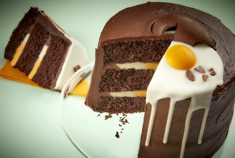 M&S Chocolate Orange Cracked Egg Cake