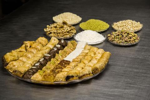 Dina Foods manufacturers flatbreads and baklawas, among other Mediterranean food
