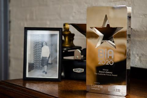 Grace's Bakery wins the BIA Customer Focus Award