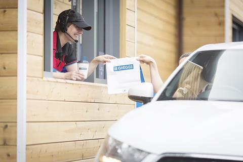 Greggs drive thru