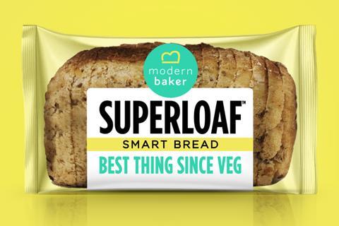 Superloaf in packaging on a yellow background