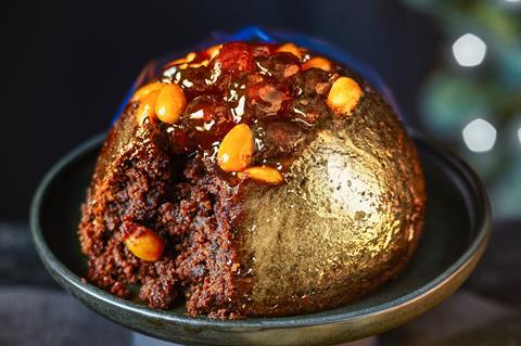 Tesco finest Black Forest Christmas Pudding