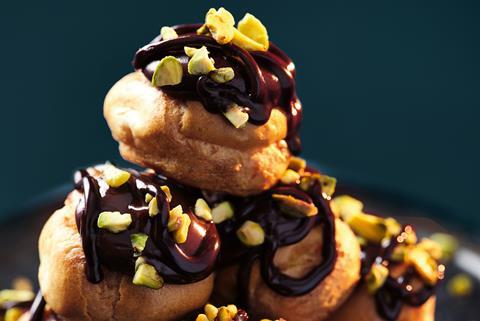 Asda pistachio profiteroles