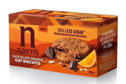 Nairn's Chocolate Orange oat biscuits