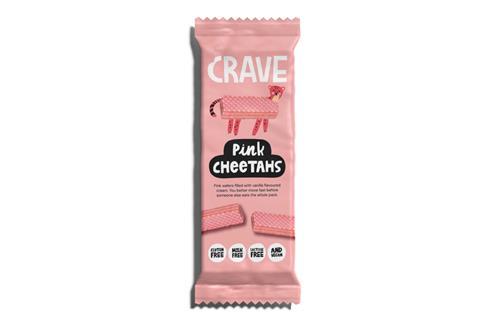 Crave - Pink Cheetah wafers packshot - 2100x1400