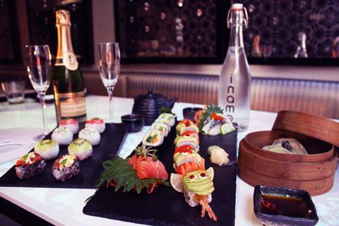 Sushi Afternoon Tea & Fizz at Inamo