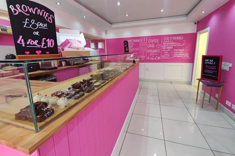 The Fine Brownie Company's new shop in Southampton  2100x1400