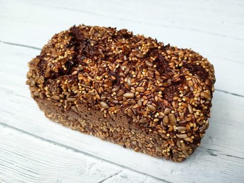 High fibre loaves such as this Danish Rugbrod by Lovingly Artisan are increasingly in demand from health conscious consumers.  British Baker