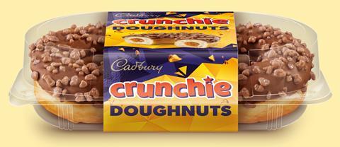 Cadbury Crunchie Doughnuts two-pack
