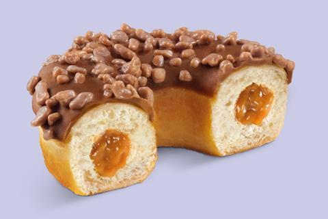 Cadburys Crunchie Doughnut from Baker & Baker