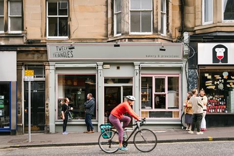 Twelve Triangles, Easter Road in Edinburgh