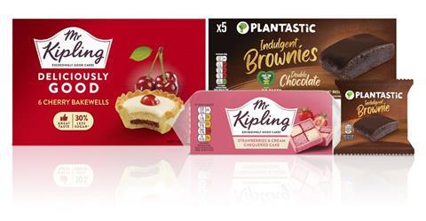 Premier Foods NPD - Mr Kipling Cherry Bakewells and Chequered Cake and Plantastic Brownies 21001400