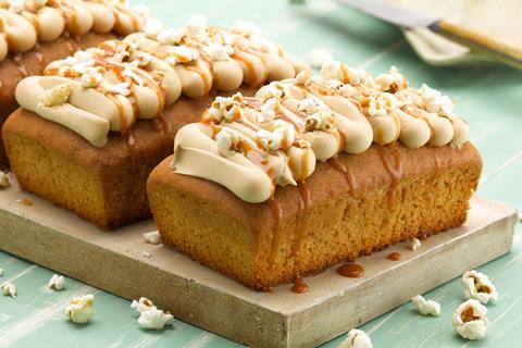 Dawn Foods - Salted caramel frosting & popcorn loaf cake - 2100x1400