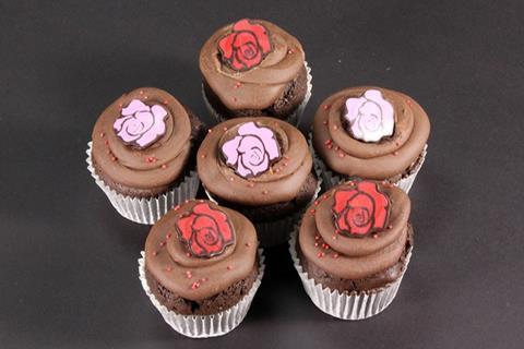 Bradford Bakers Belgian Chocolate Rose Cupcakes