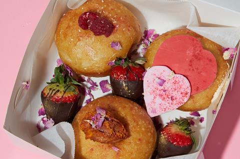 Knead A Little Love Vegan Valentine's Day Doughnut Box