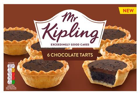 Mr Kipling 6 Chocolate Tarts-T1