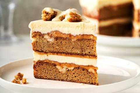 Blondie cake with cream cheese frosting